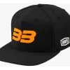 100% BB33 Snapback Hat -Motorcycle Parts 100 bb33 snapback hat