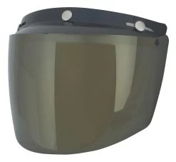 AFX 3-Snap Flip-Up Face Shield -Motorcycle Parts afx3 snap flip up face shield gold mirror