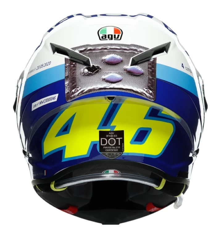 AGV Pista GP RR Rossi Misano 2020 Helmet 7 AGV Pista GP RR Rossi Misano 2020 Helmet - Image 5