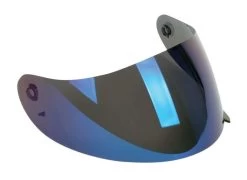 AGV K3 / K4 EVO Face Shield Iridium Blue [Open Box] -Motorcycle Parts agvk3 k4 evo face shield iridium blue open box iridium blue 2