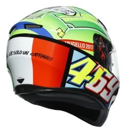 AGV K3 SV Mugello 2017 Helmet -Motorcycle Parts agvk3 sv mugello2017 helmet black green blue 3