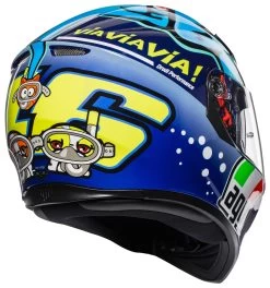 AGV K3 SV Rossi Misano 2015 Helmet -Motorcycle Parts agvk3 sv rossi misano2015 helmet 3