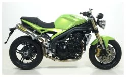 Arrow Round Slip-On Exhaust Triumph Speed Triple 2007-2010