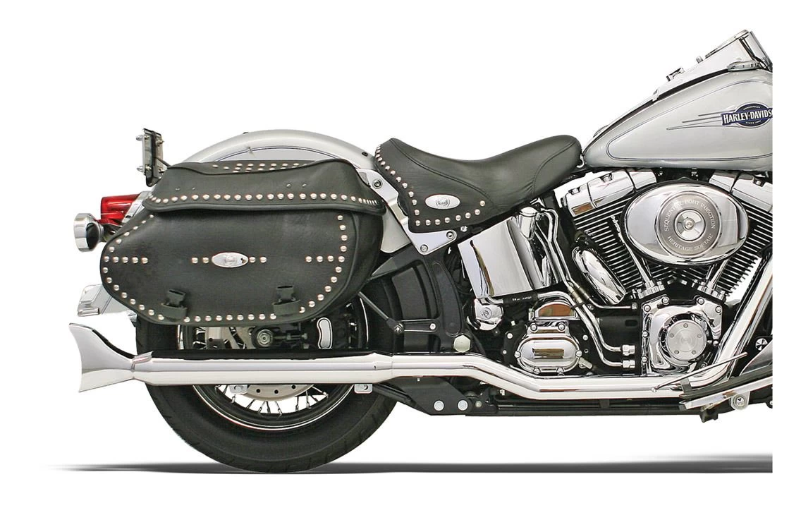 Bassani Hutch Special True Dual Mufflers For Harley Softail 2000-2017 6 Bassani Hutch Special True Dual Mufflers For Harley Softail 2000-2017 - Image 4