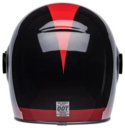 Bell Helmets Bell Bullitt Blazon Helmet -Motorcycle Parts bell bullitt blazon helmet gloss black burgundy 3