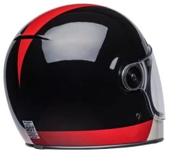 Bell Helmets Bell Bullitt Blazon Helmet -Motorcycle Parts bell bullitt blazon helmet gloss black burgundy 4