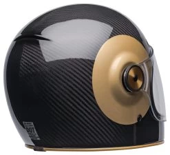 Bell Helmets Bell Bullitt Carbon TT Helmet -Motorcycle Parts bell bullitt carbon tt helmet gloss black gold 4