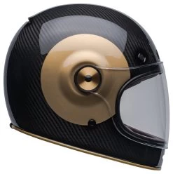 Bell Helmets Bell Bullitt Carbon TT Helmet -Motorcycle Parts bell bullitt carbon tt helmet gloss black gold 5
