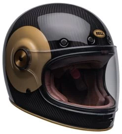 Bell Helmets Bell Bullitt Carbon TT Helmet -Motorcycle Parts bell bullitt carbon tt helmet gloss black gold 6