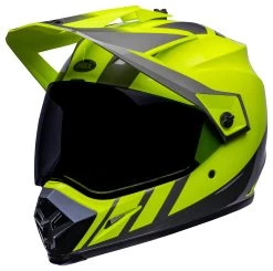 Bell Helmets Bell MX-9 Adventure Mips Dash Helmet 30 Bell Helmets Bell MX-9 Adventure Mips Dash Helmet -Motorcycle Parts bell helmets mx9 adv mi dash hi viz yellow grey