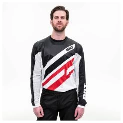 BILT Lux Sleek Jersey 9 BILT Lux Sleek Jersey -Motorcycle Parts bilt lux sleek jersey white red black 2