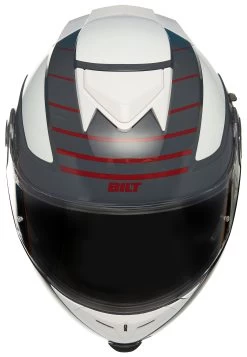 BILT Nomad Hyper Helmet -Motorcycle Parts bilt nomad hyper helmet white black red 4