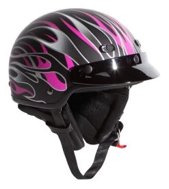 BILT Phoenix Women's Helmet -Motorcycle Parts bilt phoenix womens helmet matte black pink 2