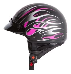 BILT Phoenix Women's Helmet -Motorcycle Parts bilt phoenix womens helmet matte black pink 5