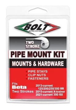 Bolt Hardware Beta 2-Stroke Pipe Mounts 125cc-300cc 2013-2023