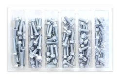 Bolt Hardware M6 8mm Hex Flange Bolt Assortment