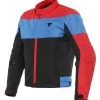 Dainese Elettrica Air Tex Jacket Black/Lava Red/Light Blue / 44 [Blemished - Very Good] -Motorcycle Parts dainese elettrica air tex jacket black lava red light blue44 blemished very good black lava red light blue
