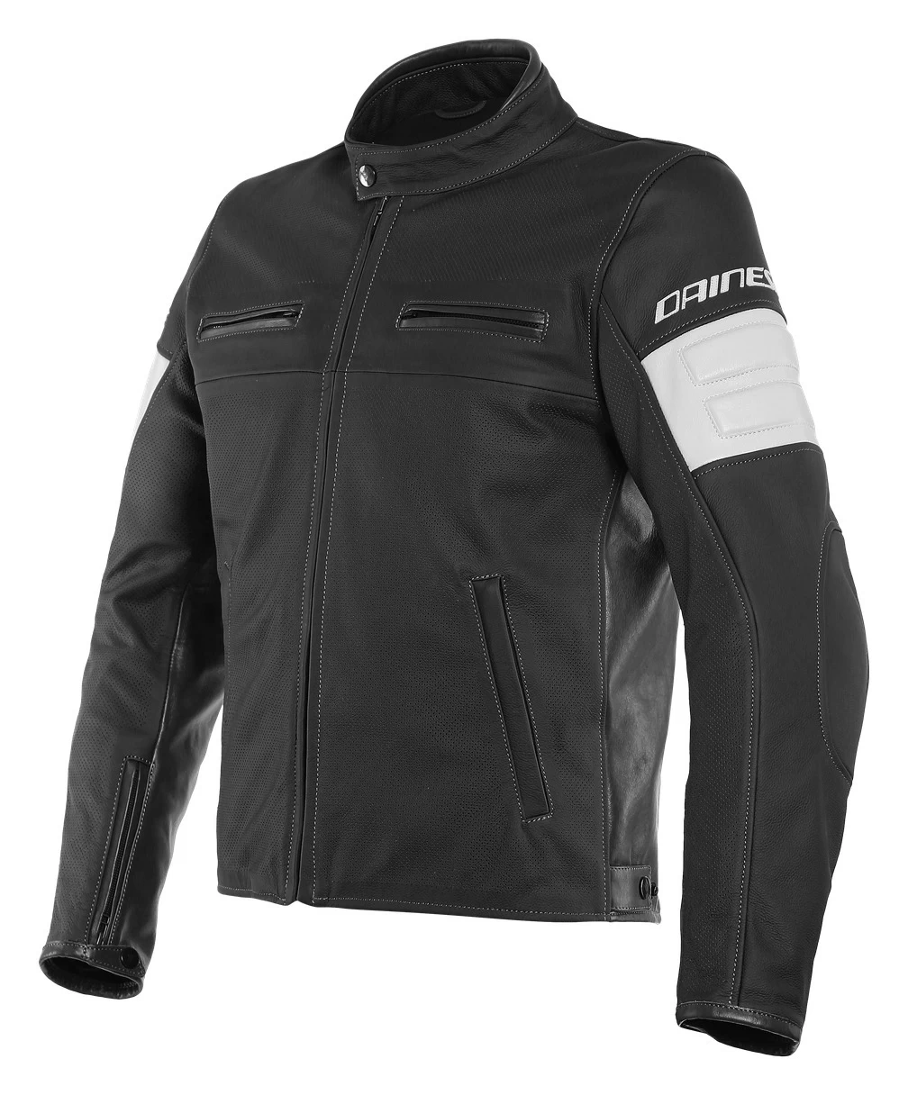 Dainese San Diego Perforated Leather Jacket Black / 46 [Blemished - Very Good]