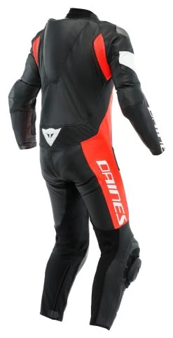 Dainese Tosa Perforated Race Suit -Motorcycle Parts dainese tosa perforated leather suit black black white 3