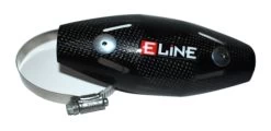 E-Line Universal Exhaust Pipe Heat Shield 9 E-Line Universal Exhaust Pipe Heat Shield -Motorcycle Parts e line fiber heat shields uni 1