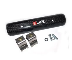 E-Line Universal Exhaust Pipe Heat Shield 8 E-Line Universal Exhaust Pipe Heat Shield -Motorcycle Parts e line fiber heat shields uni