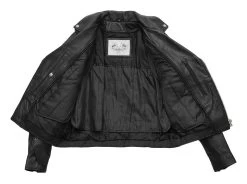 First Manufacturing X BH&BR Lesley Women's Jacket 9 First Manufacturing X BH&BR Lesley Women's Jacket -Motorcycle Parts first manufacturing lesley womens jacket black 2