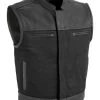 First Manufacturing Lowrider Vest 1 First Manufacturing Lowrider Vest -Motorcycle Parts first manufacturing lowrider vest black