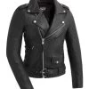 First Manufacturing Popstar Women's Jacket 2 First Manufacturing Popstar Women's Jacket -Motorcycle Parts first manufacturing popstar womens jacket black