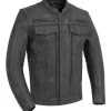 First Manufacturing Raider Jacket Black / 5XL [Blemished - Good] -Motorcycle Parts first manufacturing raider jacket black5 xl blemished good black