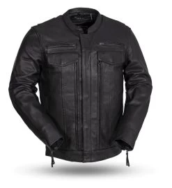 First Manufacturing Raider Jacket Black / 5XL [Blemished - Good] -Motorcycle Parts first manufacturing raider jacket black5 xl blemished good black 6