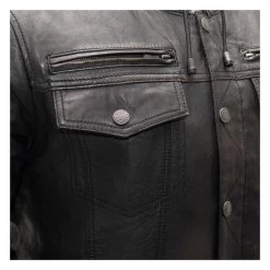 First Manufacturing Vendetta Jacket -Motorcycle Parts first manufacturing vendetta jacket black 4
