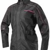 Firstgear Triton Women's Rain Jacket 1 Firstgear Triton Women's Rain Jacket -Motorcycle Parts firstgear triton womens rain jacket black pink
