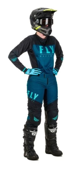 Fly Racing Lite Girl's Pants 21 Fly Racing Lite Girl's Pants -Motorcycle Parts fly racing dirt lite womens pants navy blue black 3