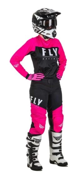 Fly Racing Lite Girl's Pants 25 Fly Racing Lite Girl's Pants -Motorcycle Parts fly racing dirt lite womens pants neon pink black 3
