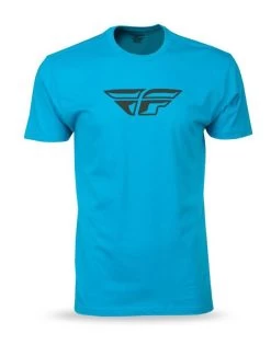 Fly Racing F Wing T-Shirt -Motorcycle Parts fly racing f wing t shirt turquoise