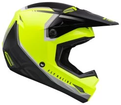 Fly Racing Kinetic Vision Helmet -Motorcycle Parts fly racing kinetic vision helmet hi viz black 1