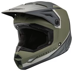 Fly Racing Kinetic Vision Helmet -Motorcycle Parts fly racing kinetic vision helmet matte olive grey