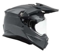 Fly Racing Trekker Helmet Grey / SM [Open Box] -Motorcycle Parts fly racing trekker helmet grey sm open box grey 2