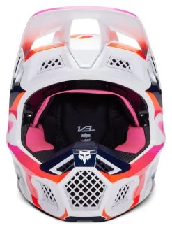 Fox Racing V3 RS Ryvr LE Helmet 9 Fox Racing V3 RS Ryvr LE Helmet -Motorcycle Parts fox racing v3 rs ryvr le helmet white navy 2