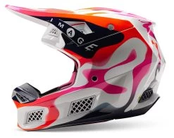 Fox Racing V3 RS Ryvr LE Helmet 10 Fox Racing V3 RS Ryvr LE Helmet -Motorcycle Parts fox racing v3 rs ryvr le helmet white navy 3