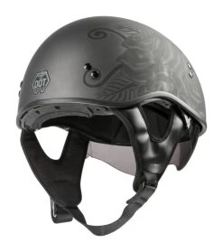 GMax HH65 Devotion Naked Helmet -Motorcycle Parts g max hh65 naked devotion helmet black silver 4