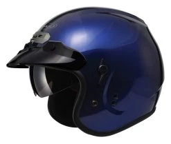 GMax GM32 Helmet - Solid -Motorcycle Parts gmax helmets gm32 of helmet w sun shield blue