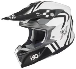 HJC I50 Hex Helmet -Motorcycle Parts hj ci50 hex helmet black white 1