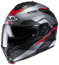 HJC C91 Karan Helmet 7 HJC C91 Karan Helmet -Motorcycle Parts hjcc91 karan helmet black red grey 2