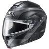 HJC C91SN Taly Dual Lens Helmet -Motorcycle Parts hjcc91 sn taly dual lens helmet black grey