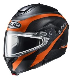 HJC C91SN Taly Dual Lens Helmet -Motorcycle Parts hjcc91 sn taly dual lens helmet black grey 3