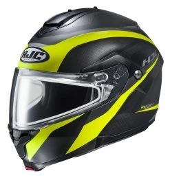 HJC C91SN Taly Dual Lens Helmet -Motorcycle Parts hjcc91 sn taly dual lens helmet black grey 5
