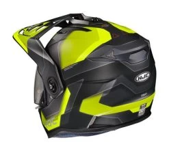 HJC DS-X1 Synergy Helmet -Motorcycle Parts hjcdsx1 synergy helmet black hi viz 1