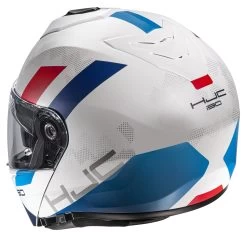 HJC I90 Syrex Helmet -Motorcycle Parts hjci90 syrex helmet white blue red 1