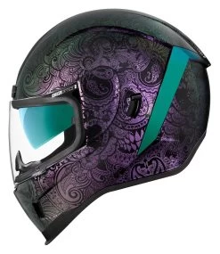 Icon Airform Chantilly Opal Helmet -Motorcycle Parts icon hlmt afrm chnt opal purple 1
